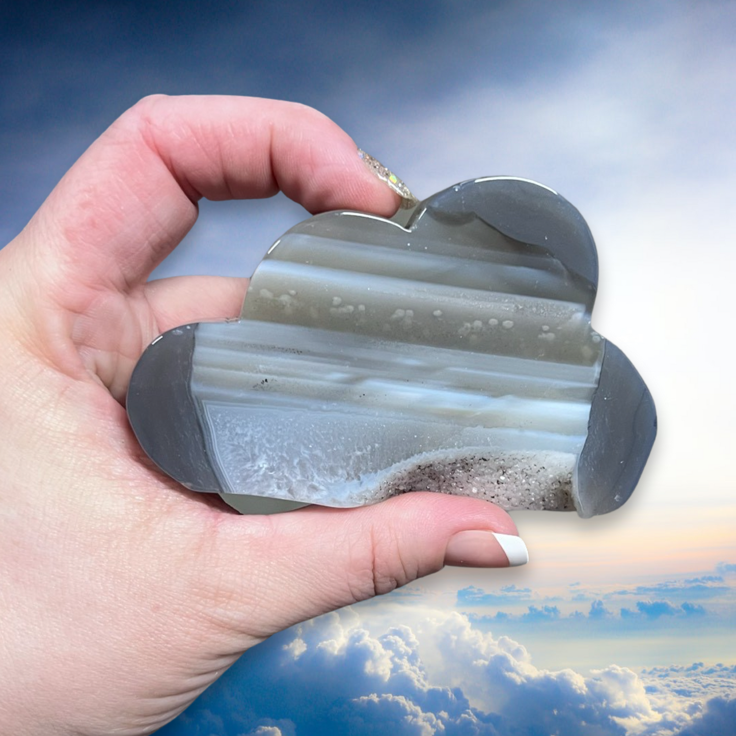 Agate carved Clouds