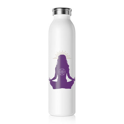 Goddess Meditate Slim Water Bottle