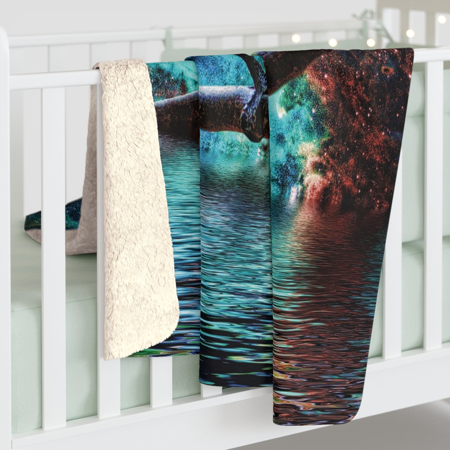 Magic and crows Sherpa Fleece Blanket