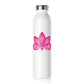 Lotus in pinks Slim Water Bottle