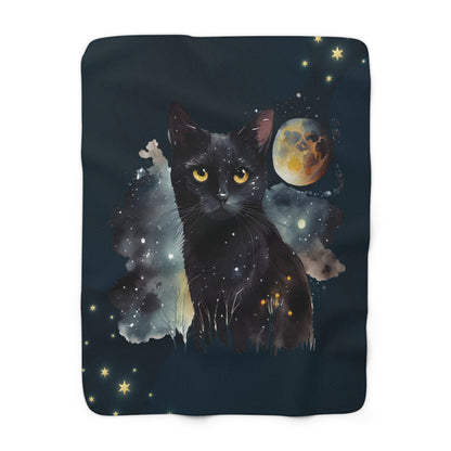 Magic in the eyes Sherpa Fleece Blanket