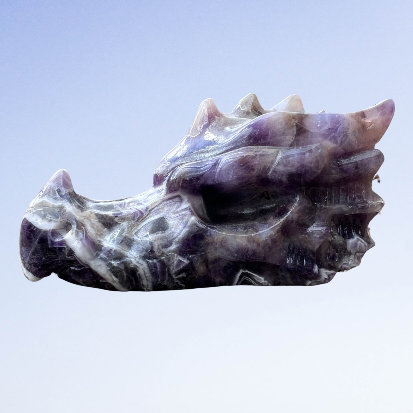 Dream amethyst dragon head