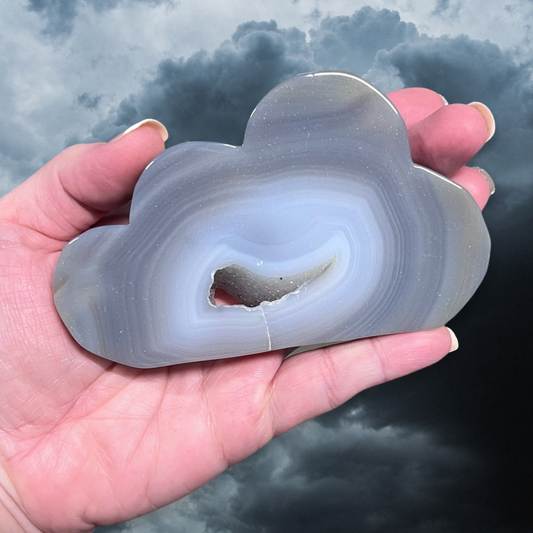 Agate carved Clouds