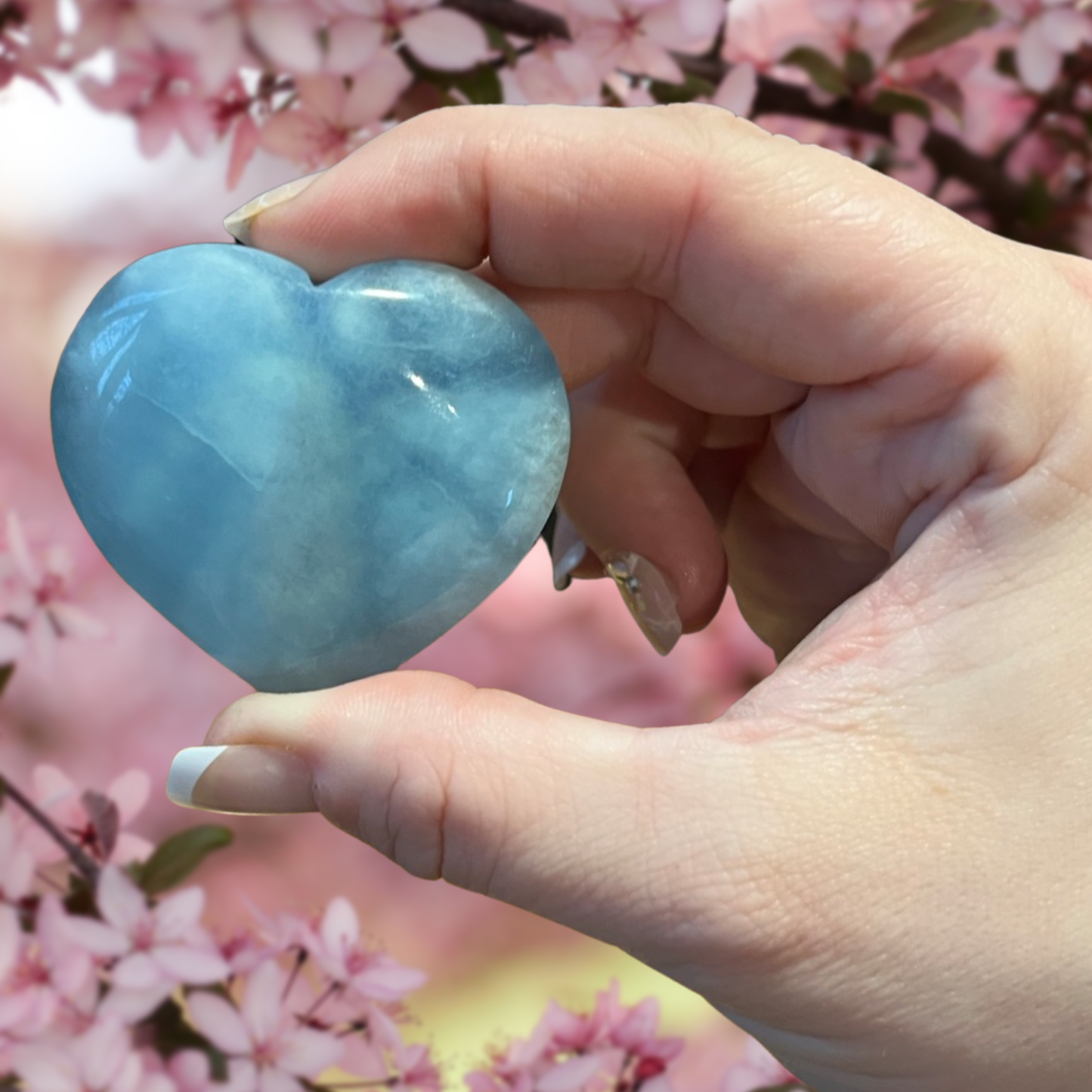 Aquamarine hearts