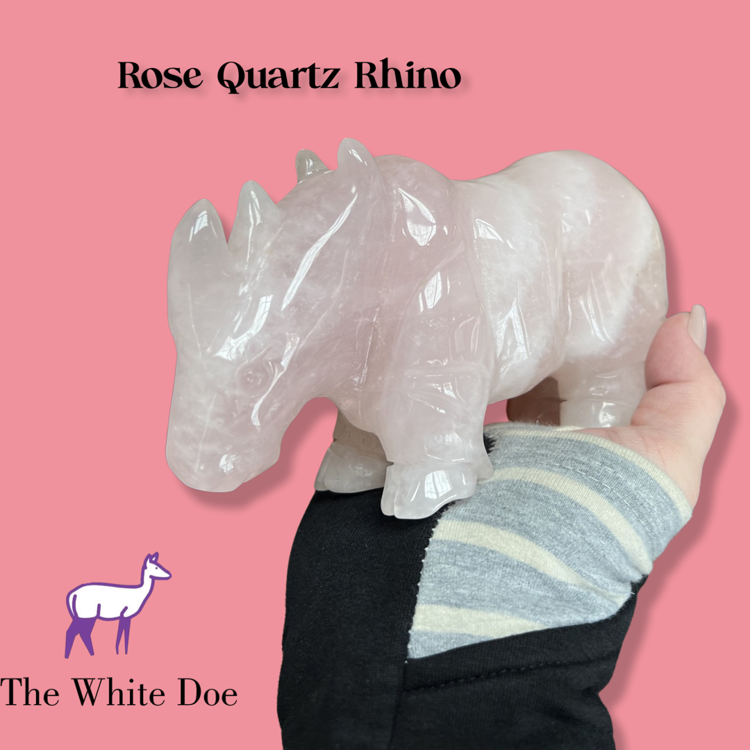 Rose Quartz Rhino