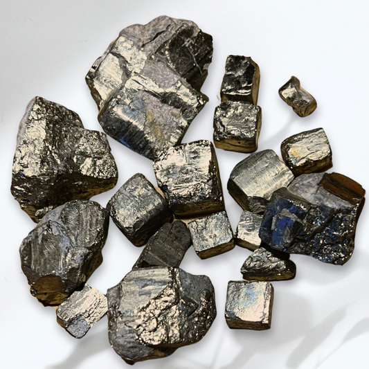 Pyrite rough tumbles