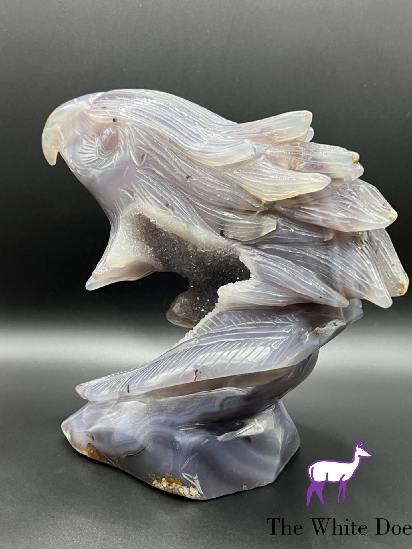 Druzy Agate Eagle